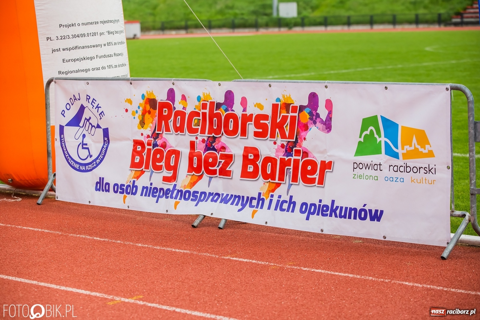 Zdjęcie w galerii na portalu naszraciborz.pl: VI Bieg Bez Barier im. Jurka Wiśniewskiego wiadomości z regionu