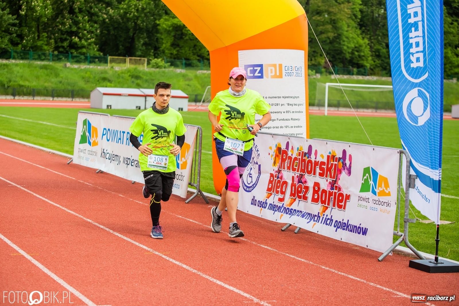 Zdjęcie w galerii na portalu naszraciborz.pl: VI Bieg Bez Barier im. Jurka Wiśniewskiego wiadomości z regionu