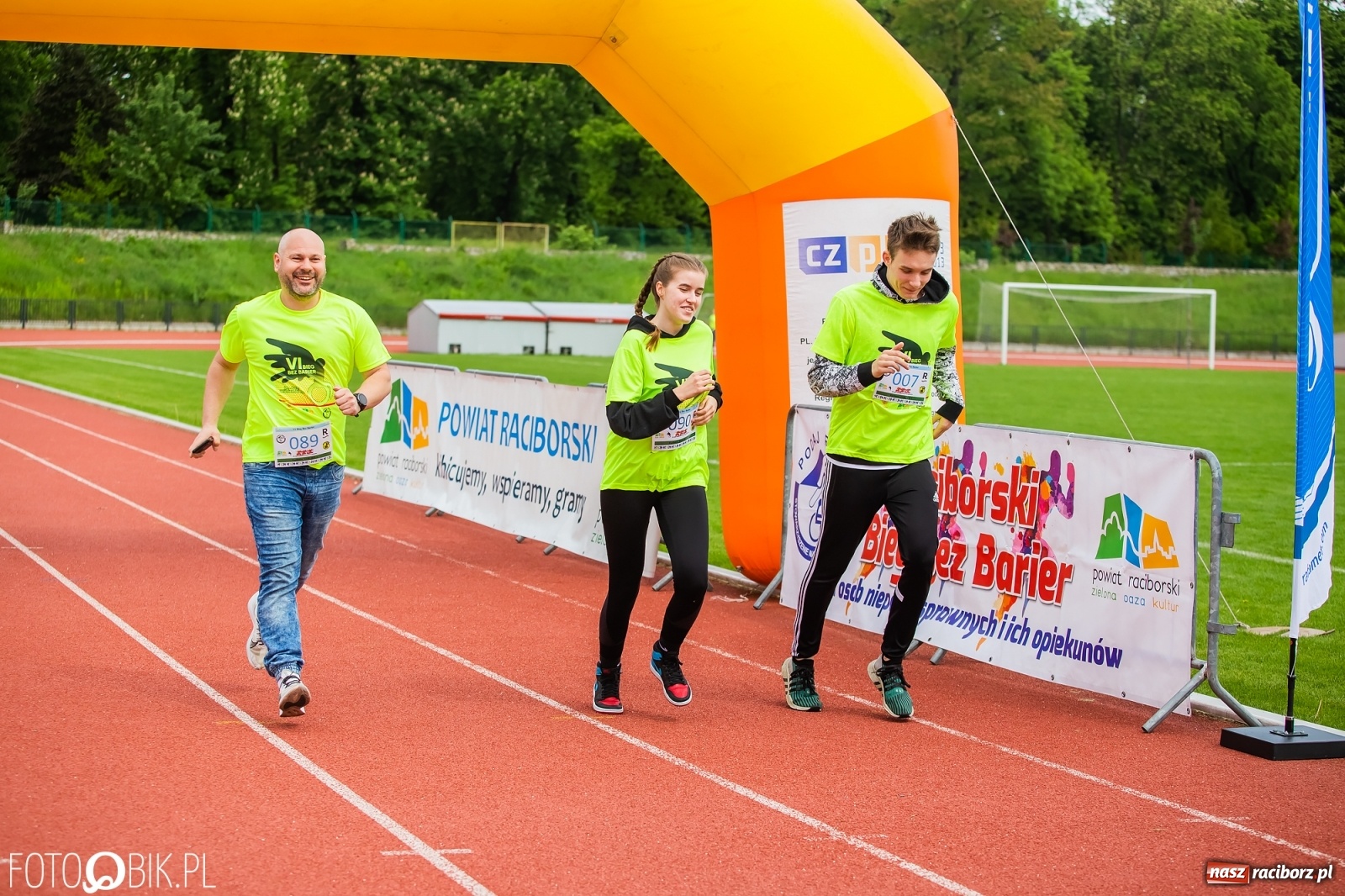Zdjęcie w galerii na portalu naszraciborz.pl: VI Bieg Bez Barier im. Jurka Wiśniewskiego wiadomości z regionu