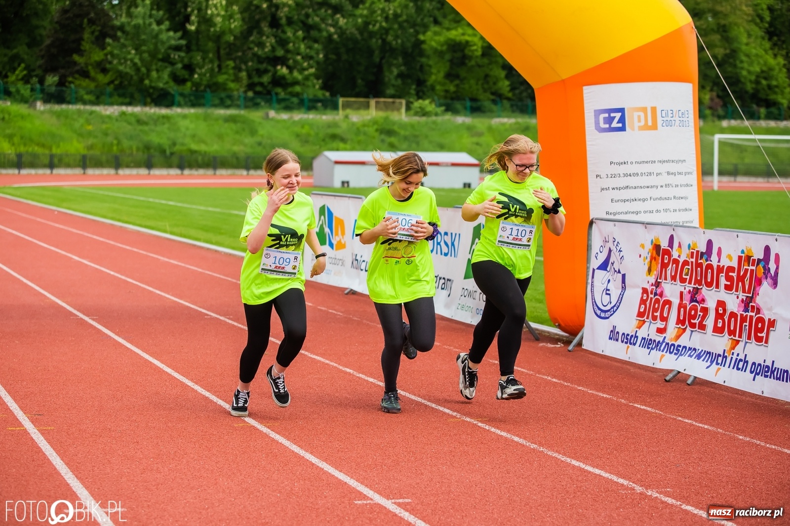 Zdjęcie w galerii na portalu naszraciborz.pl: VI Bieg Bez Barier im. Jurka Wiśniewskiego wiadomości z regionu