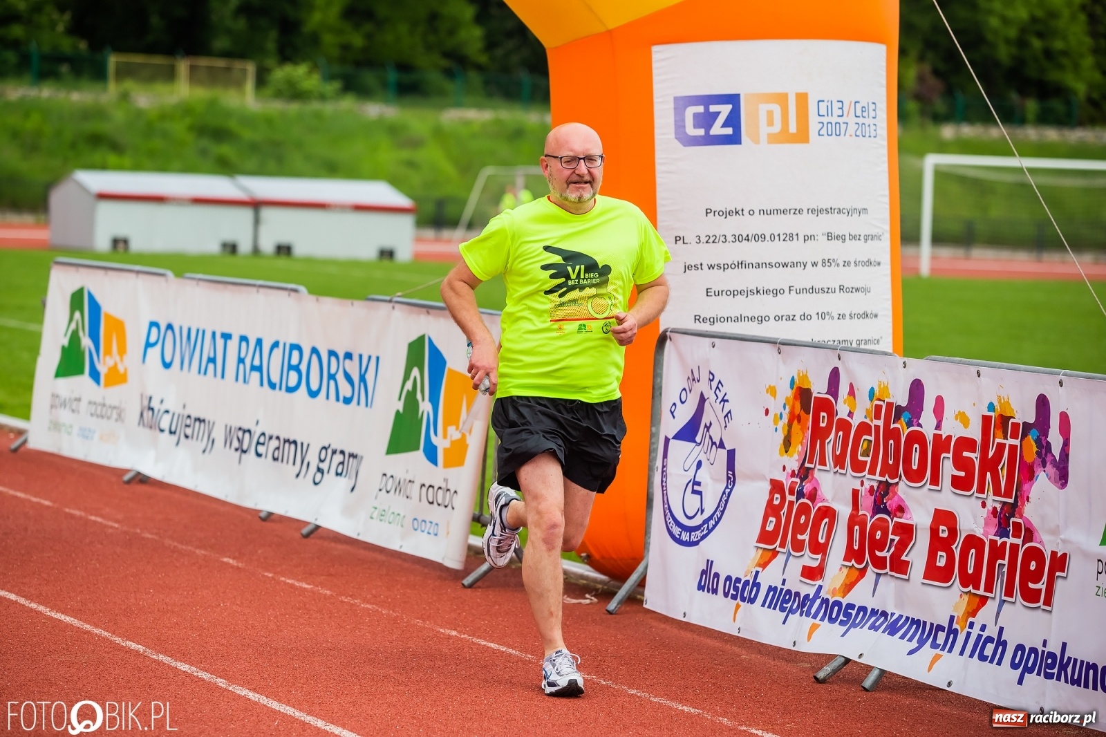 Zdjęcie w galerii na portalu naszraciborz.pl: VI Bieg Bez Barier im. Jurka Wiśniewskiego wiadomości z regionu
