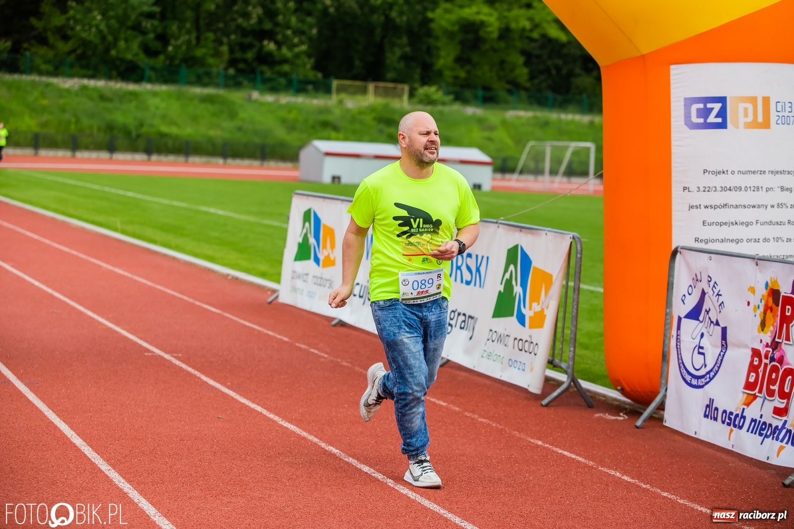 Zdjęcie w galerii na portalu naszraciborz.pl: VI Bieg Bez Barier im. Jurka Wiśniewskiego wiadomości z regionu