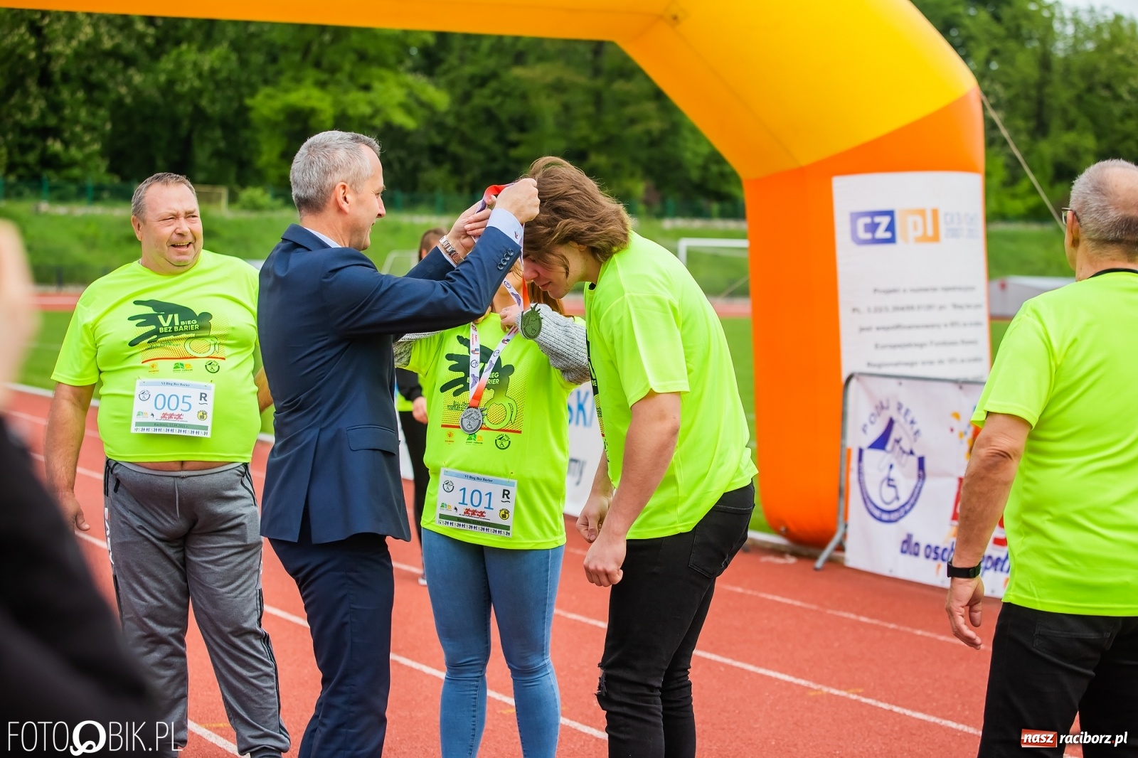 Zdjęcie w galerii na portalu naszraciborz.pl: VI Bieg Bez Barier im. Jurka Wiśniewskiego wiadomości z regionu