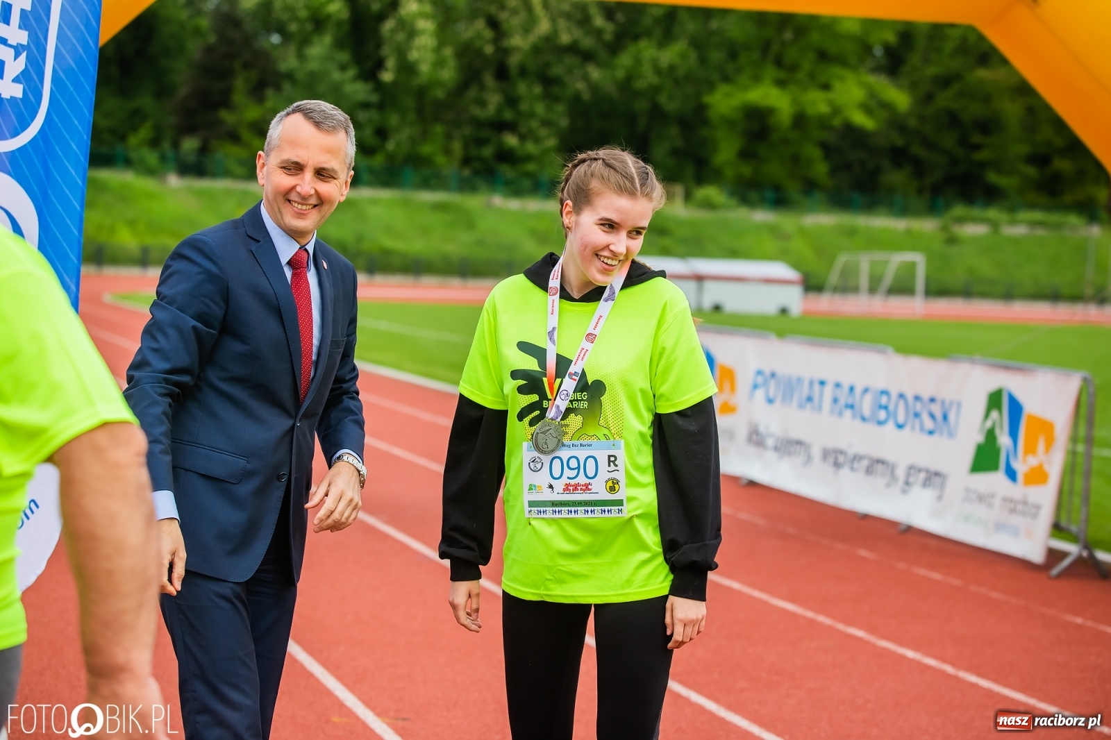 Zdjęcie w galerii na portalu naszraciborz.pl: VI Bieg Bez Barier im. Jurka Wiśniewskiego wiadomości z regionu