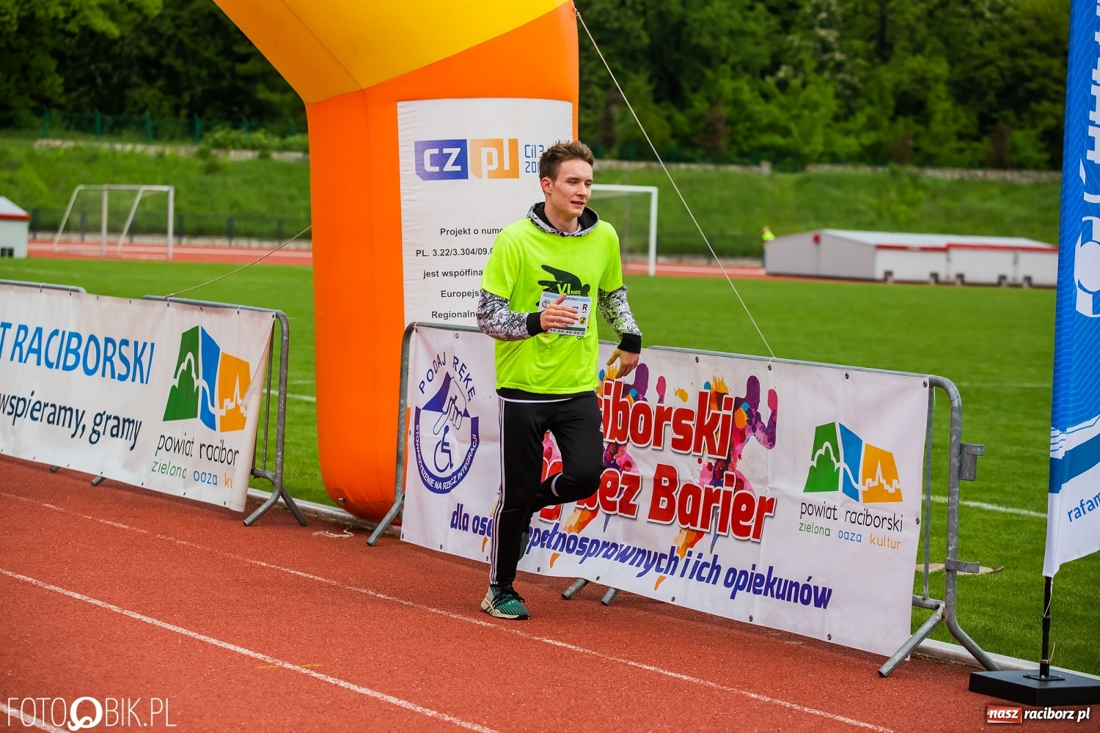 Zdjęcie w galerii na portalu naszraciborz.pl: VI Bieg Bez Barier im. Jurka Wiśniewskiego wiadomości z regionu