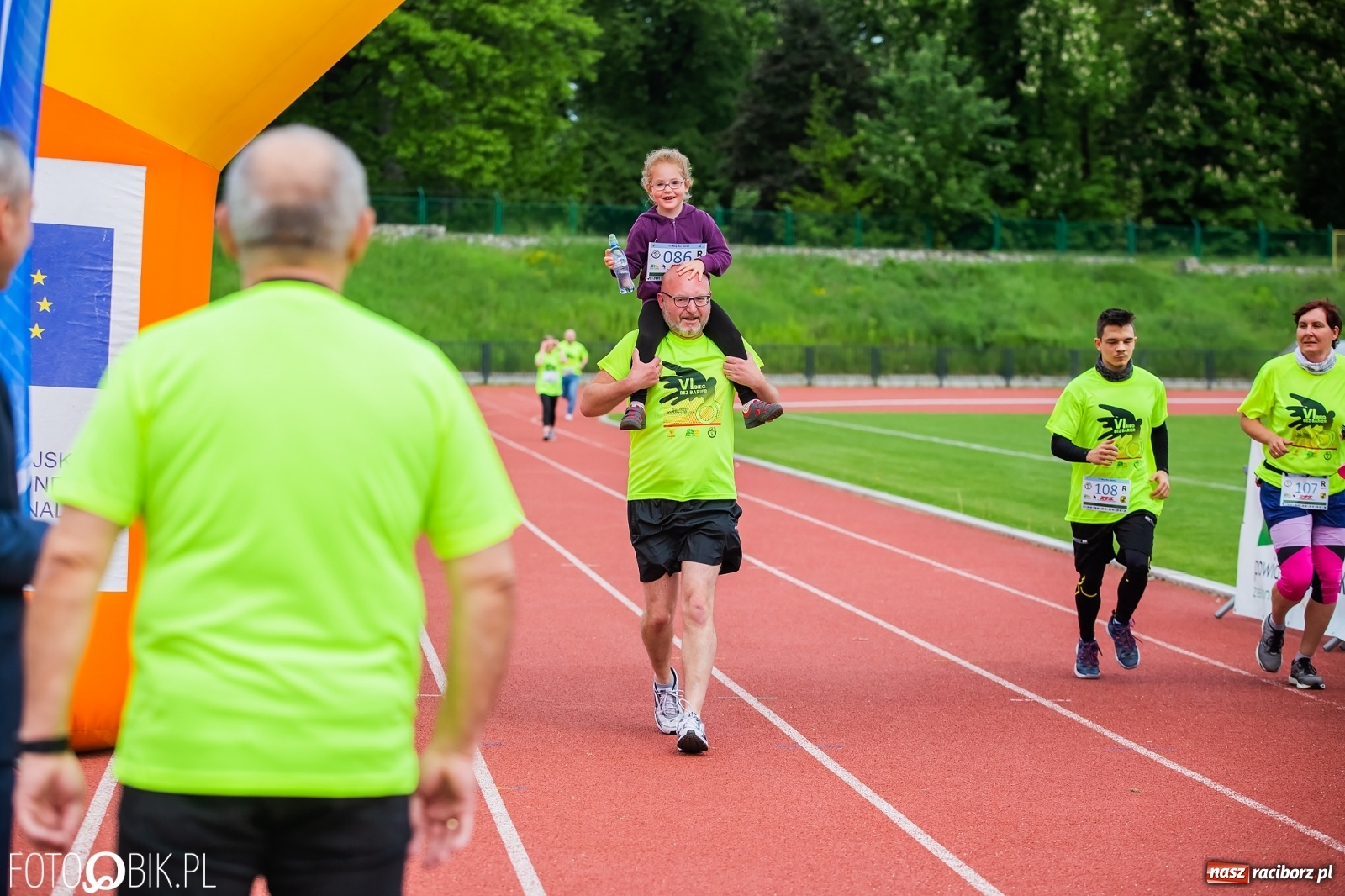 Zdjęcie w galerii na portalu naszraciborz.pl: VI Bieg Bez Barier im. Jurka Wiśniewskiego wiadomości z regionu