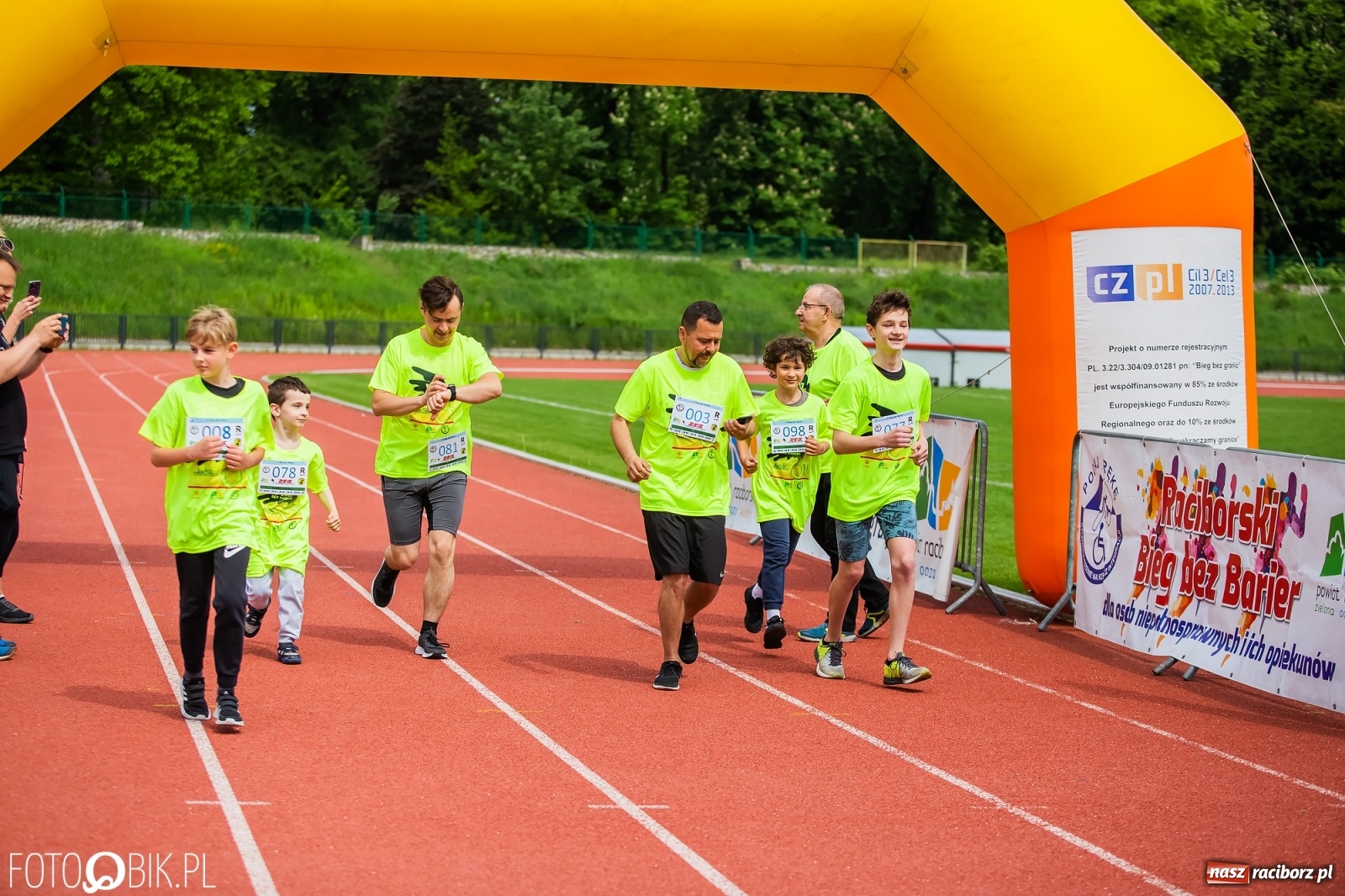 Zdjęcie w galerii na portalu naszraciborz.pl: VI Bieg Bez Barier im. Jurka Wiśniewskiego wiadomości z regionu