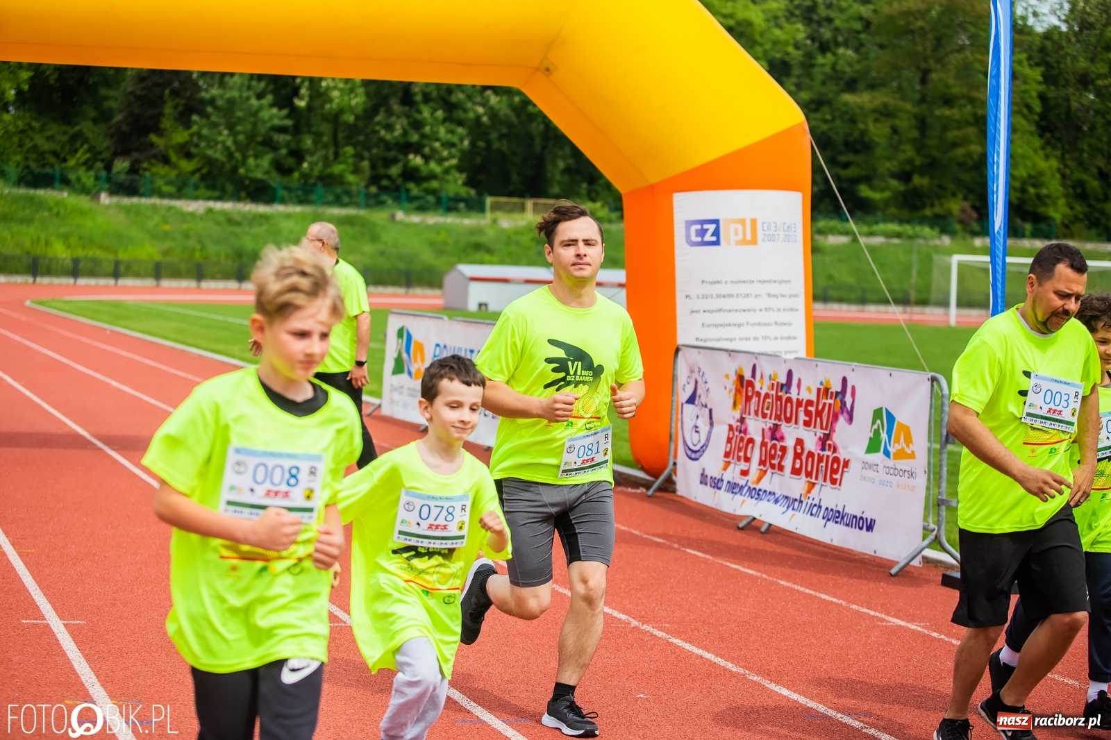 Zdjęcie w galerii na portalu naszraciborz.pl: VI Bieg Bez Barier im. Jurka Wiśniewskiego wiadomości z regionu
