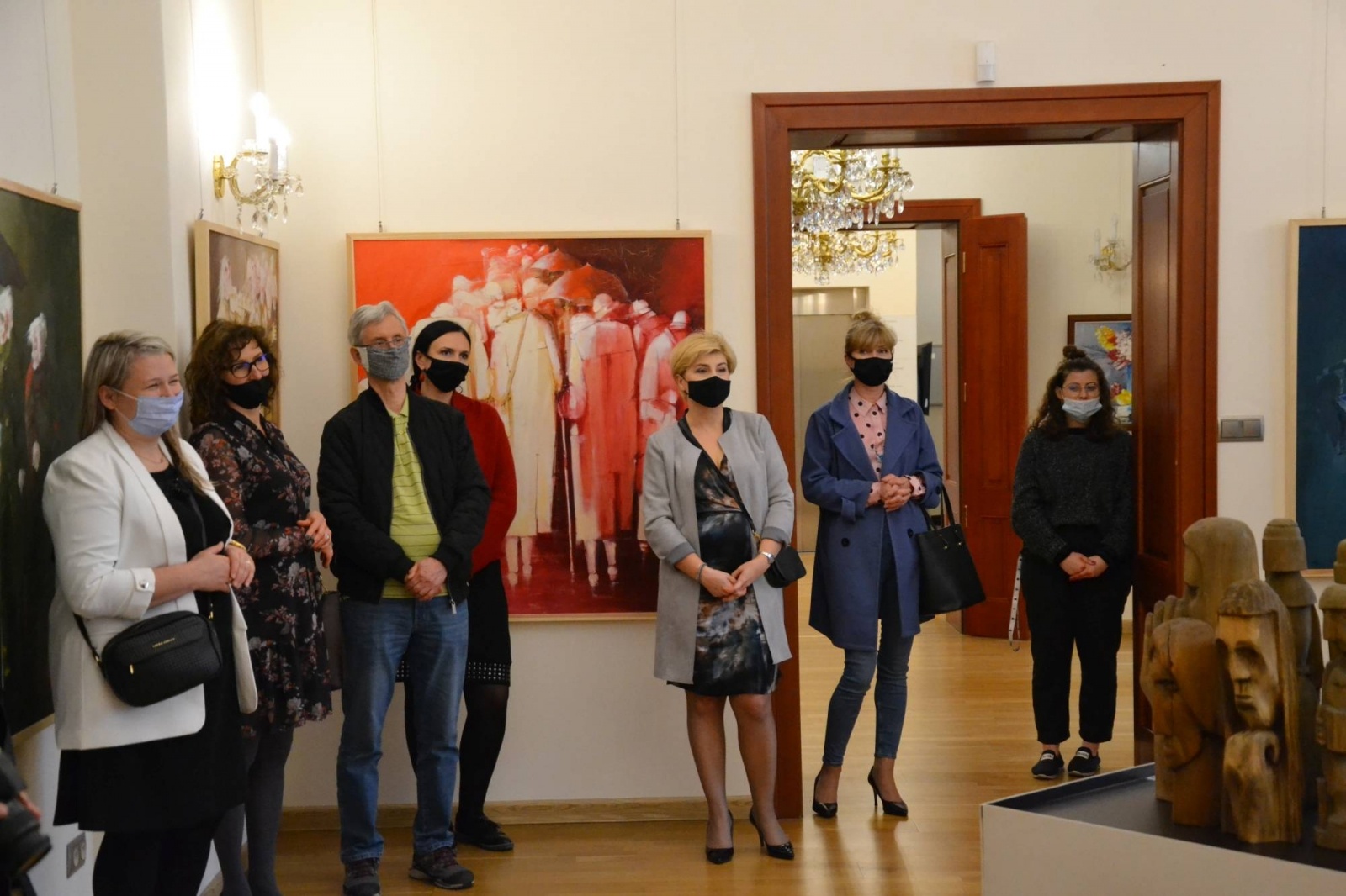 Zdjęcie w galerii na portalu naszraciborz.pl: Malarstwo sztalugowe Wiesława Mazura. Finisaż wystawy na Zamku Piastowskim [FOTO] wiadomości z regionu