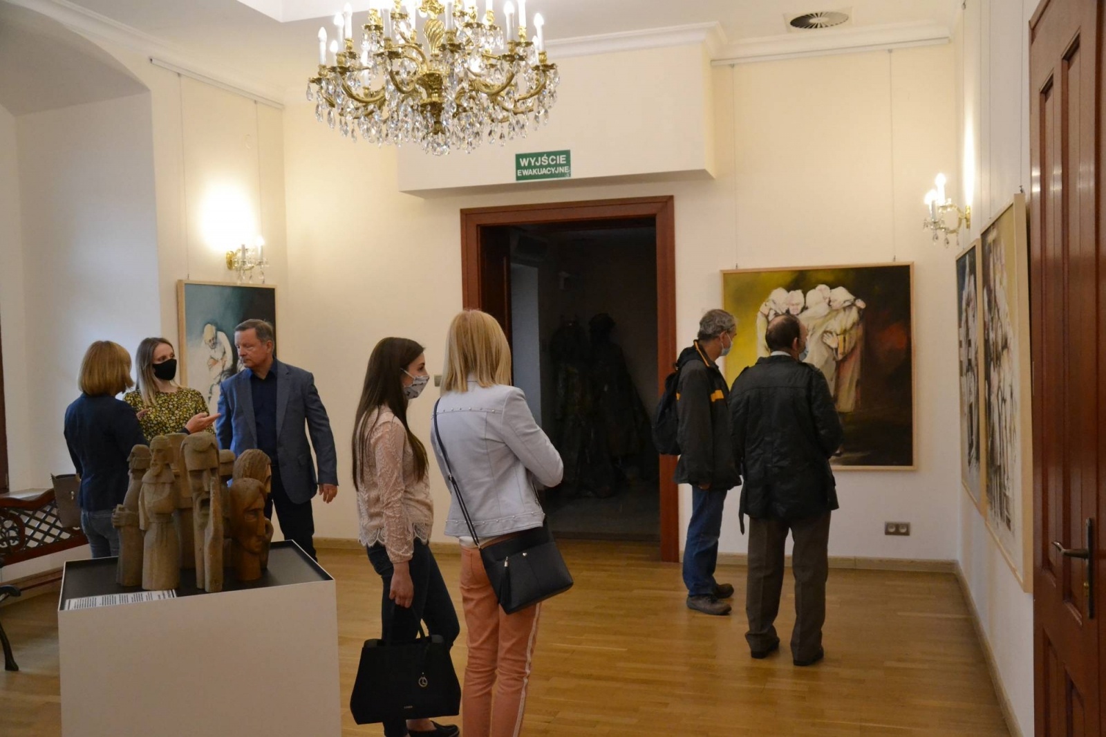 Zdjęcie w galerii na portalu naszraciborz.pl: Malarstwo sztalugowe Wiesława Mazura. Finisaż wystawy na Zamku Piastowskim [FOTO] wiadomości z regionu