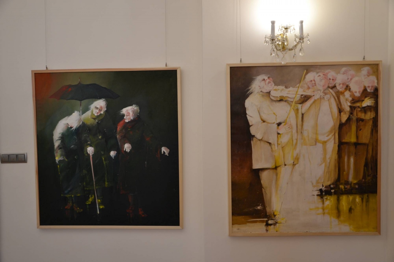 Zdjęcie w galerii na portalu naszraciborz.pl: Malarstwo sztalugowe Wiesława Mazura. Finisaż wystawy na Zamku Piastowskim [FOTO] wiadomości z regionu