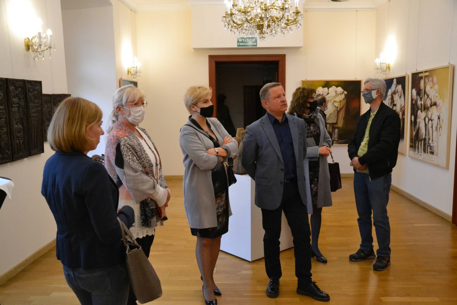 Zdjęcie w galerii na portalu naszraciborz.pl: Malarstwo sztalugowe Wiesława Mazura. Finisaż wystawy na Zamku Piastowskim [FOTO] wiadomości z regionu