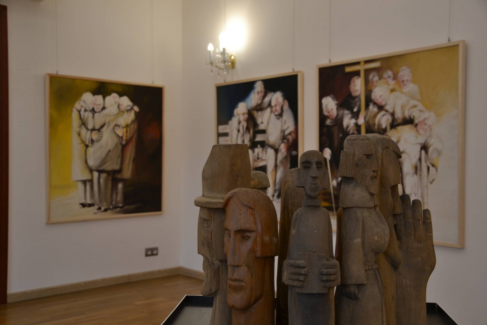 Zdjęcie w galerii na portalu naszraciborz.pl: Malarstwo sztalugowe Wiesława Mazura. Finisaż wystawy na Zamku Piastowskim [FOTO] wiadomości z regionu