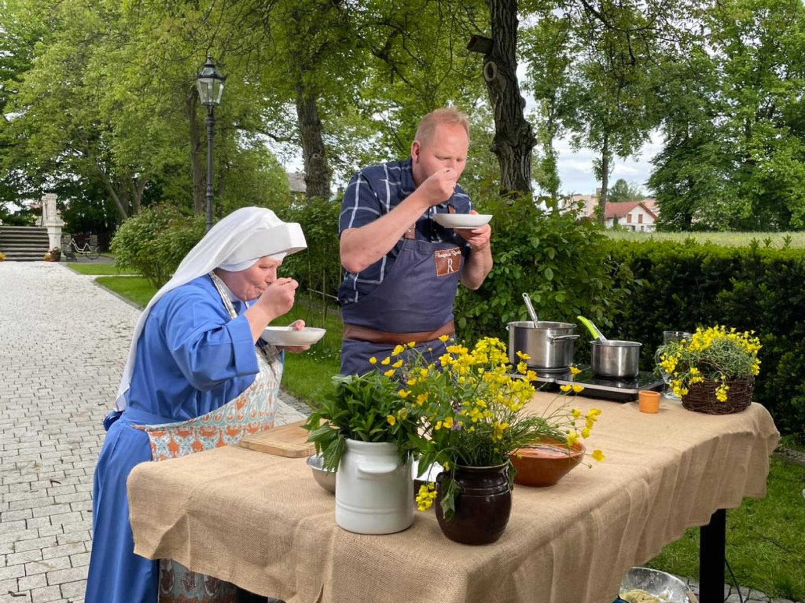 Zdjęcie w galerii na portalu naszraciborz.pl: Krzyżanowice. Klasztorne Smaki przy Różanym Pałacu wiadomości z regionu