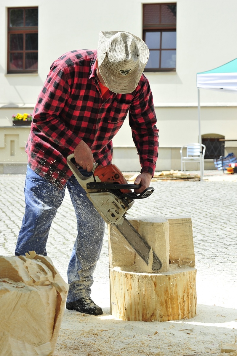 Zdjęcie w galerii na portalu naszraciborz.pl: Studenci raciborskiej PWSZ wzięli udział w plenerze fotograficznym na zamku wiadomości z regionu