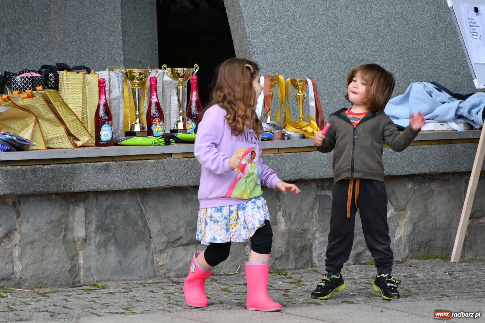 Zdjęcie w galerii na portalu naszraciborz.pl: Racibórz. Wielkie wiosłowanie w parku m. Roth wiadomości z regionu