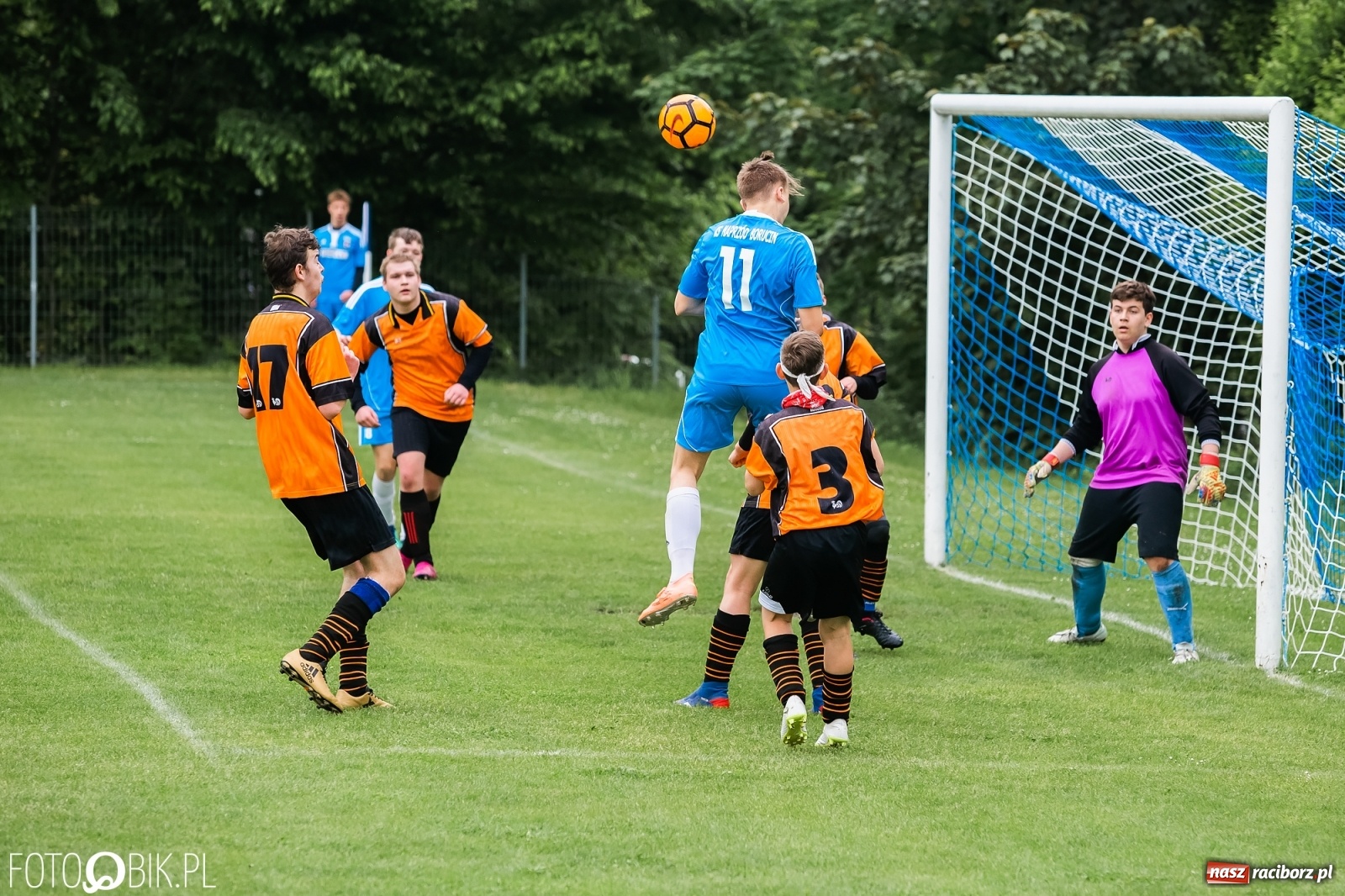 Zdjęcie w galerii na portalu naszraciborz.pl: Drugi komplet punktów juniorów Ocic. Naprzód Borucin czerwoną latarnią [FOTO] wiadomości z regionu