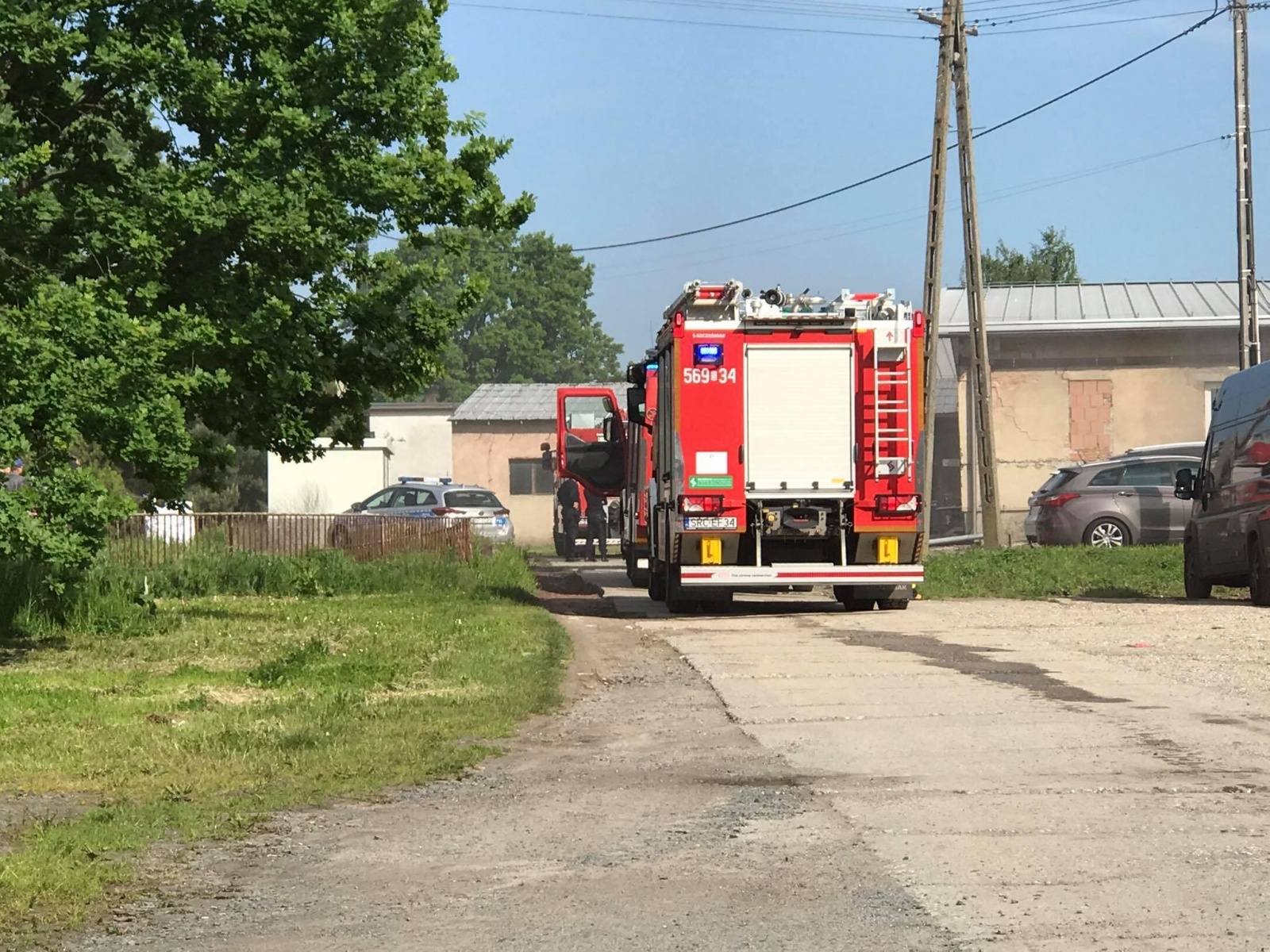 Zdjęcie w galerii na portalu naszraciborz.pl: Pożar hali na Ocicach [FOTO] wiadomości z regionu