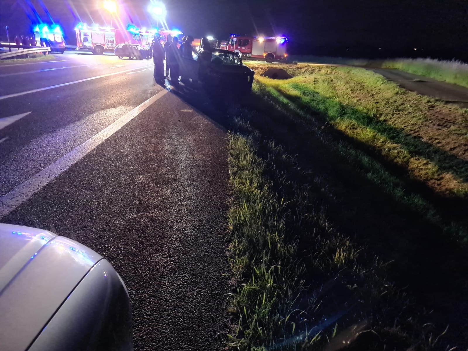 Zdjęcie w galerii na portalu naszraciborz.pl: Audi i peugeot zderzyły się na obwodnicy Chałupek i Zabełkowa [FOTO] wiadomości z regionu