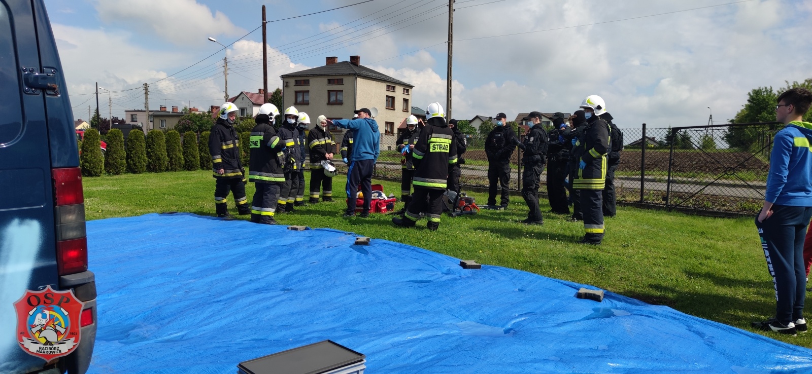 Zdjęcie w galerii na portalu naszraciborz.pl: Markowice. Międzyresortowe ćwiczenia z ratownictwa technicznego wiadomości z regionu
