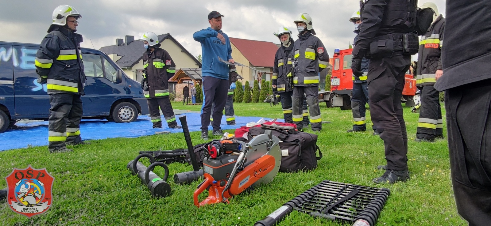 Zdjęcie w galerii na portalu naszraciborz.pl: Markowice. Międzyresortowe ćwiczenia z ratownictwa technicznego wiadomości z regionu