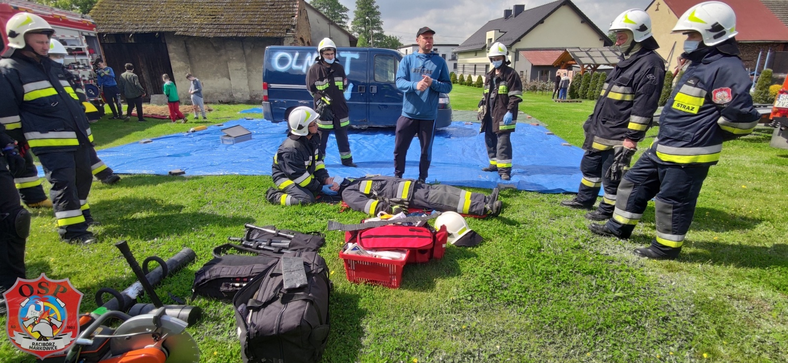 Zdjęcie w galerii na portalu naszraciborz.pl: Markowice. Międzyresortowe ćwiczenia z ratownictwa technicznego wiadomości z regionu