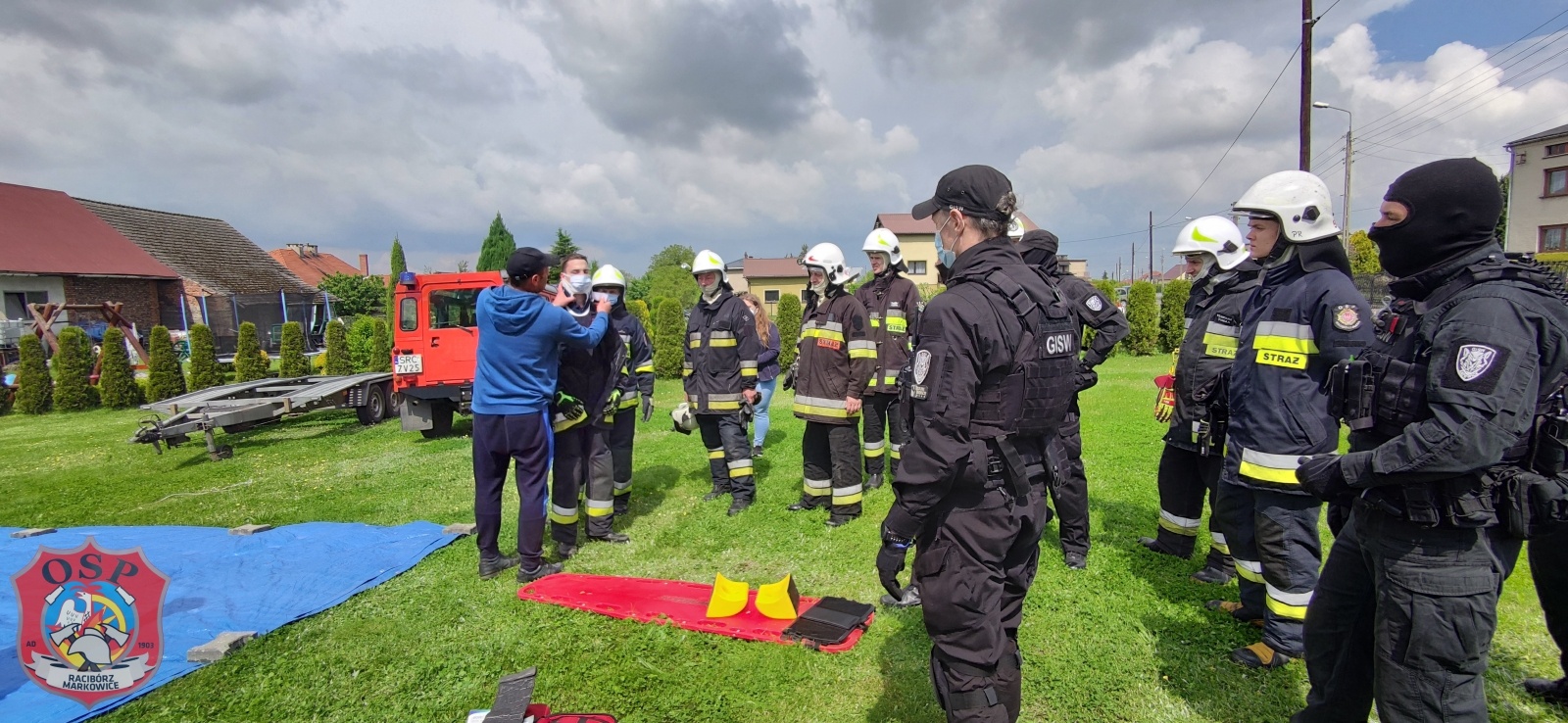 Zdjęcie w galerii na portalu naszraciborz.pl: Markowice. Międzyresortowe ćwiczenia z ratownictwa technicznego wiadomości z regionu