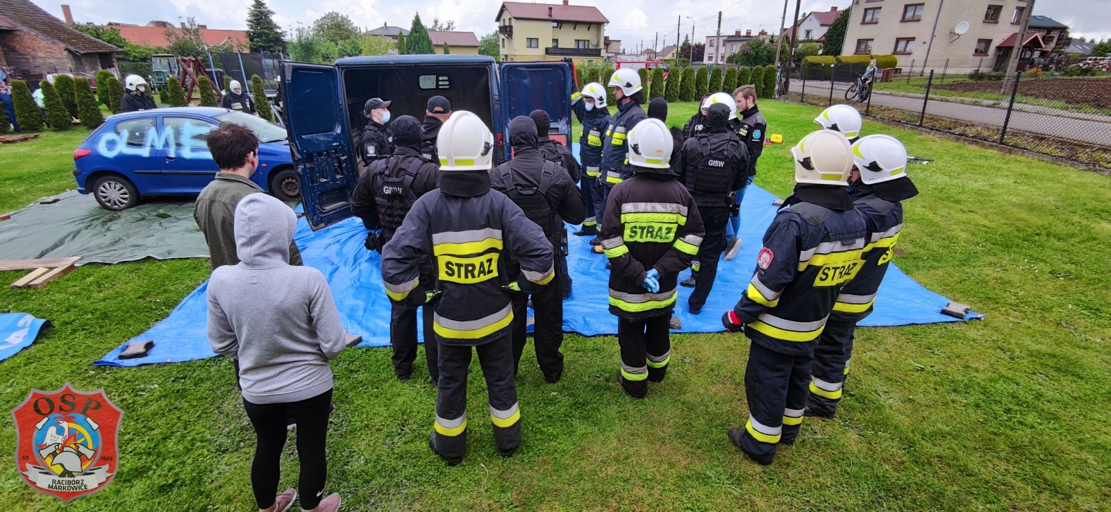 Zdjęcie w galerii na portalu naszraciborz.pl: Markowice. Międzyresortowe ćwiczenia z ratownictwa technicznego wiadomości z regionu