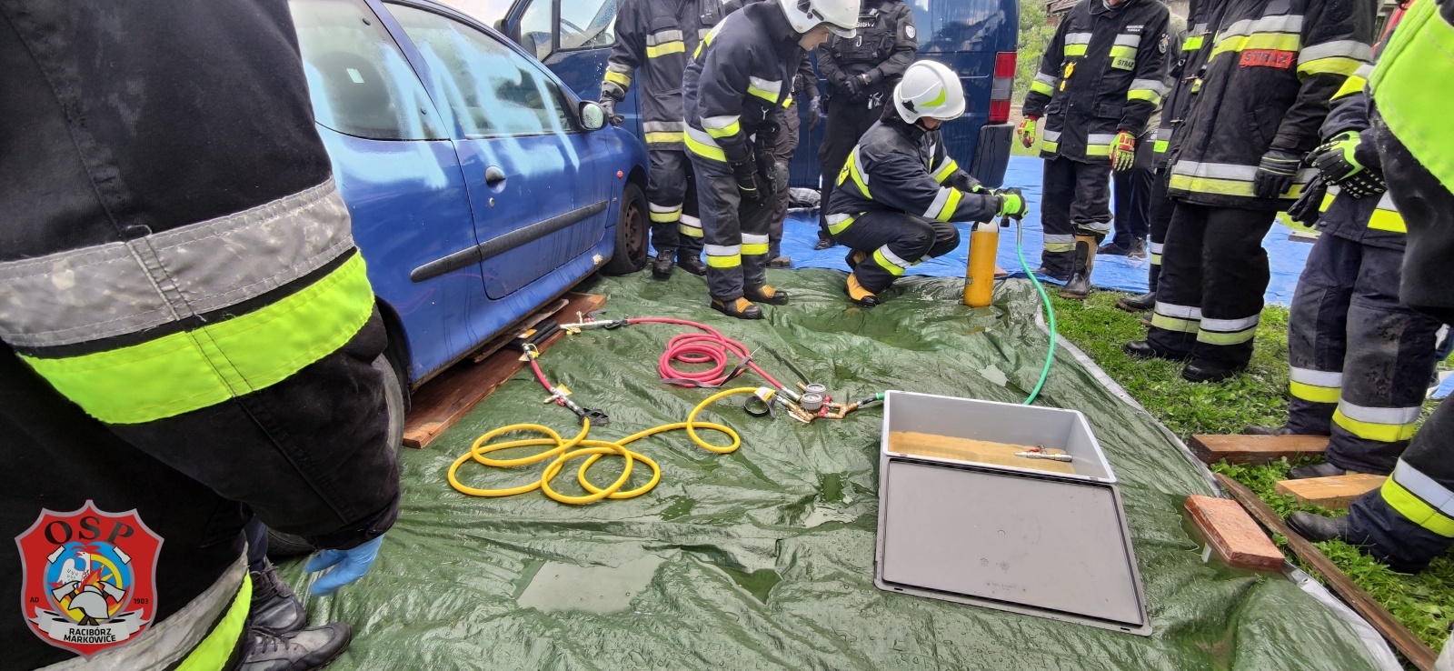 Zdjęcie w galerii na portalu naszraciborz.pl: Markowice. Międzyresortowe ćwiczenia z ratownictwa technicznego wiadomości z regionu