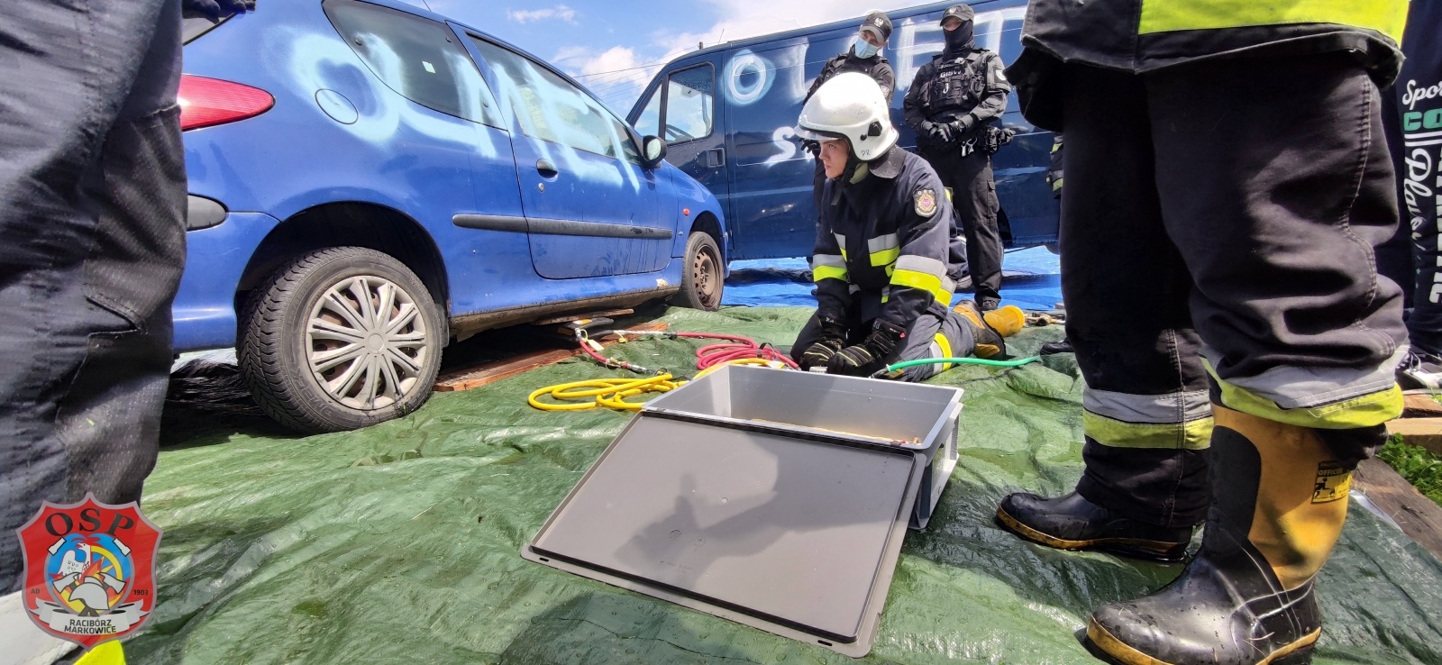 Zdjęcie w galerii na portalu naszraciborz.pl: Markowice. Międzyresortowe ćwiczenia z ratownictwa technicznego wiadomości z regionu