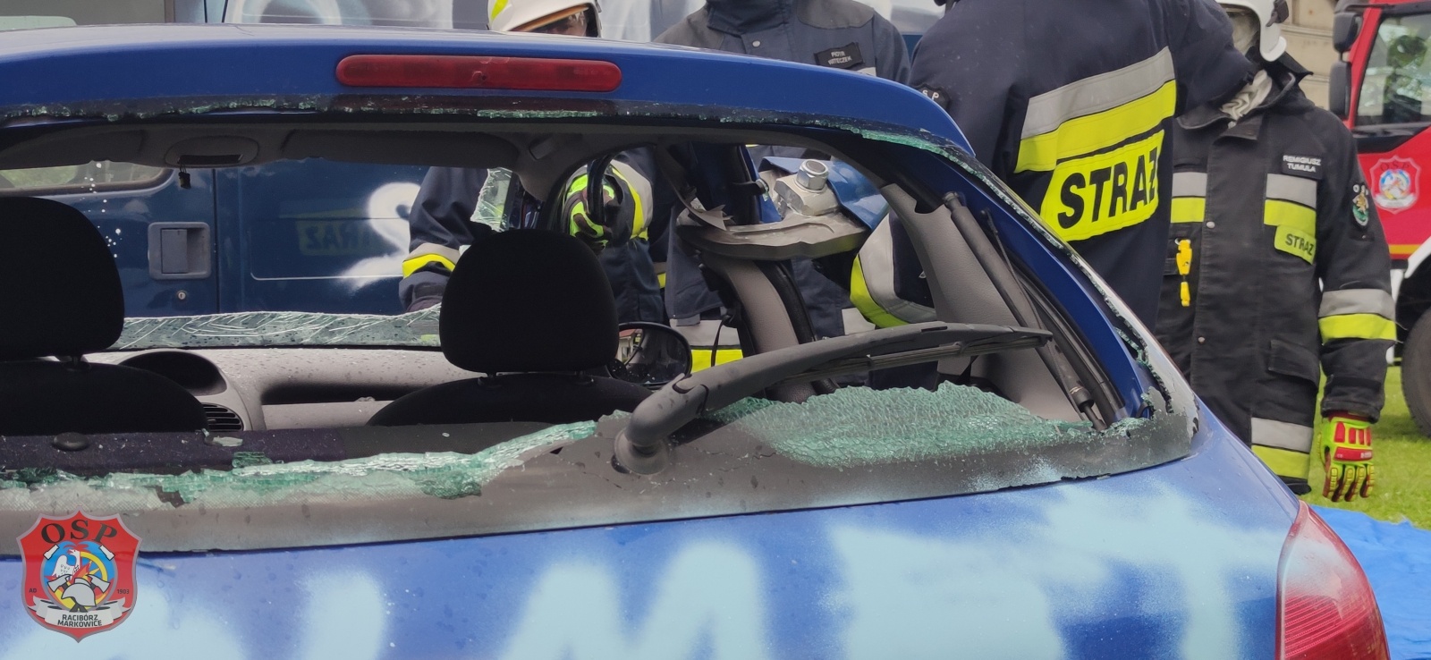 Zdjęcie w galerii na portalu naszraciborz.pl: Markowice. Międzyresortowe ćwiczenia z ratownictwa technicznego wiadomości z regionu