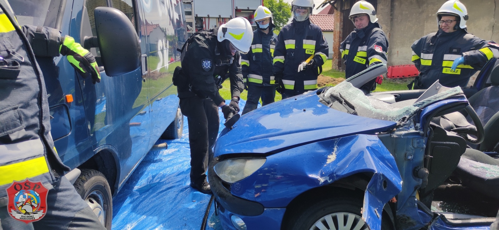 Zdjęcie w galerii na portalu naszraciborz.pl: Markowice. Międzyresortowe ćwiczenia z ratownictwa technicznego wiadomości z regionu