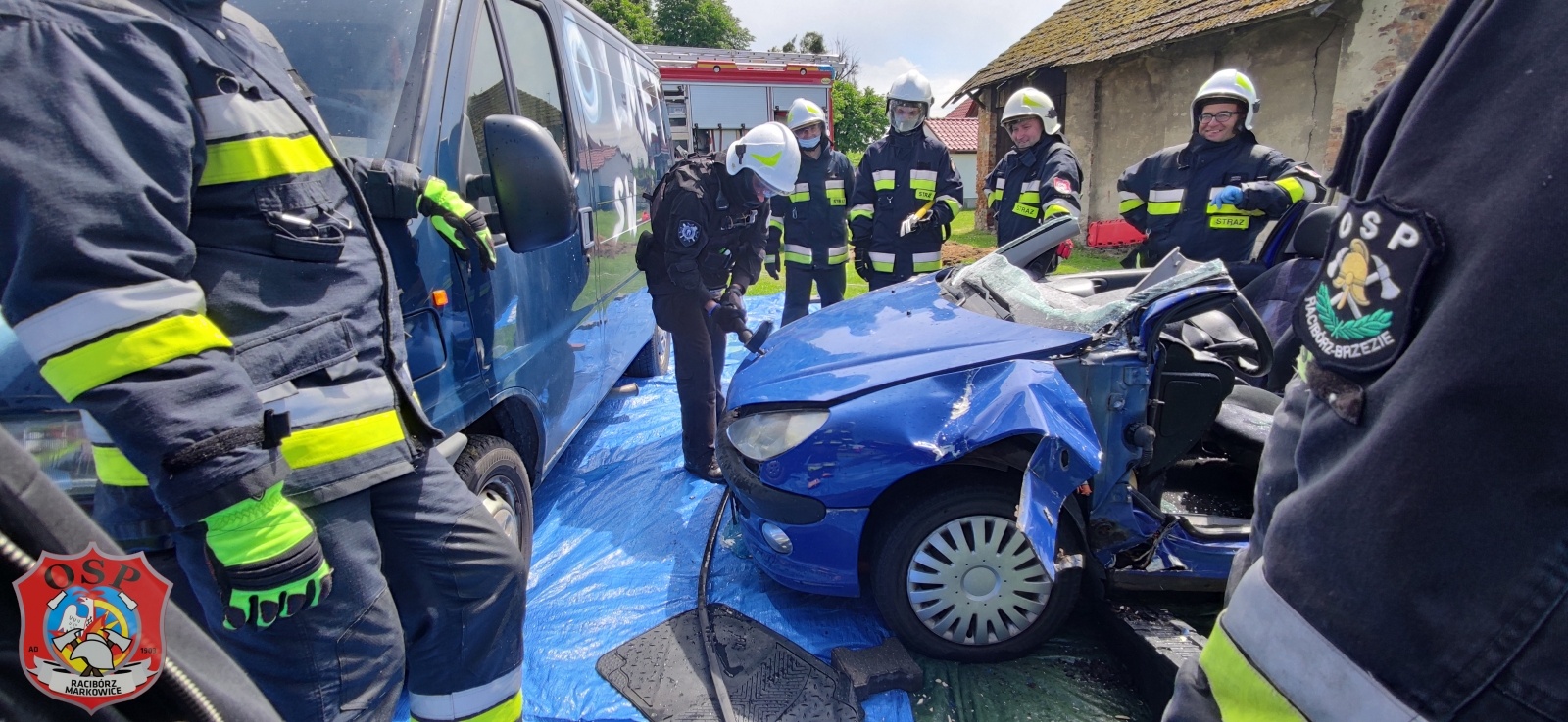 Zdjęcie w galerii na portalu naszraciborz.pl: Markowice. Międzyresortowe ćwiczenia z ratownictwa technicznego wiadomości z regionu