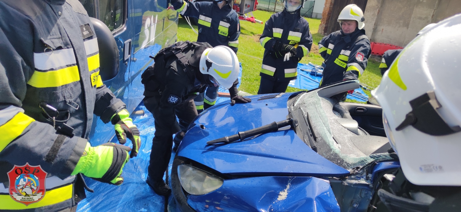 Zdjęcie w galerii na portalu naszraciborz.pl: Markowice. Międzyresortowe ćwiczenia z ratownictwa technicznego wiadomości z regionu