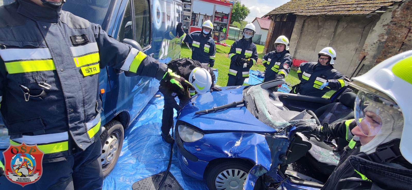 Zdjęcie w galerii na portalu naszraciborz.pl: Markowice. Międzyresortowe ćwiczenia z ratownictwa technicznego wiadomości z regionu
