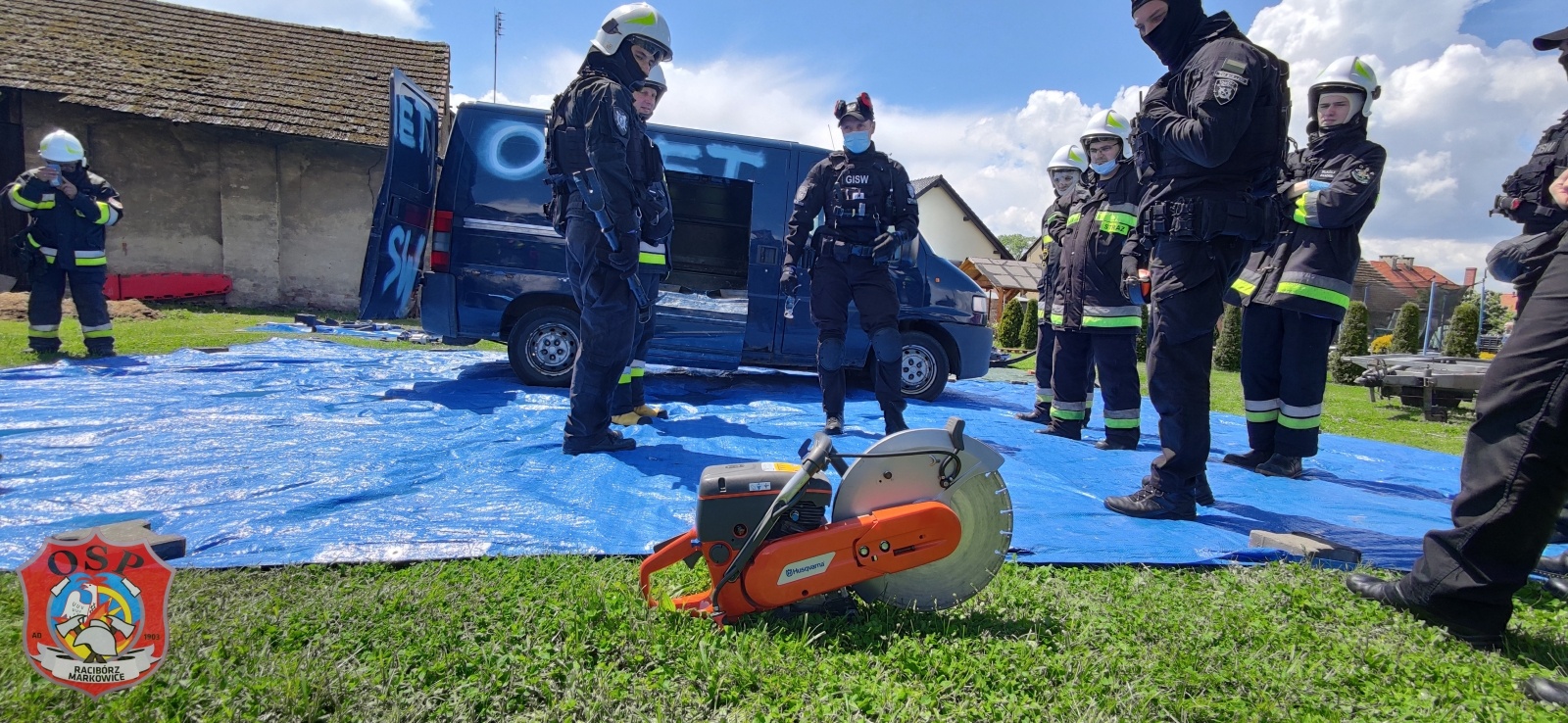 Zdjęcie w galerii na portalu naszraciborz.pl: Markowice. Międzyresortowe ćwiczenia z ratownictwa technicznego wiadomości z regionu