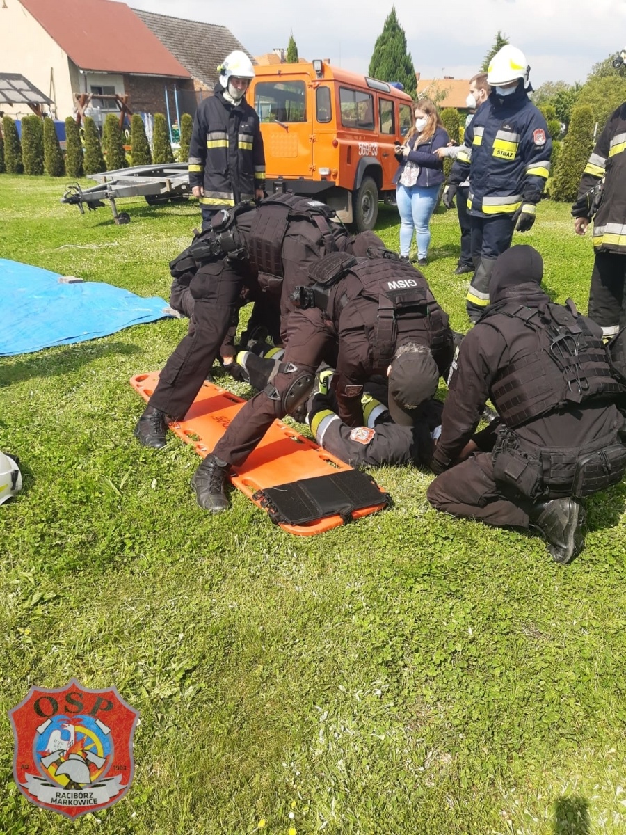 Zdjęcie w galerii na portalu naszraciborz.pl: Markowice. Międzyresortowe ćwiczenia z ratownictwa technicznego wiadomości z regionu