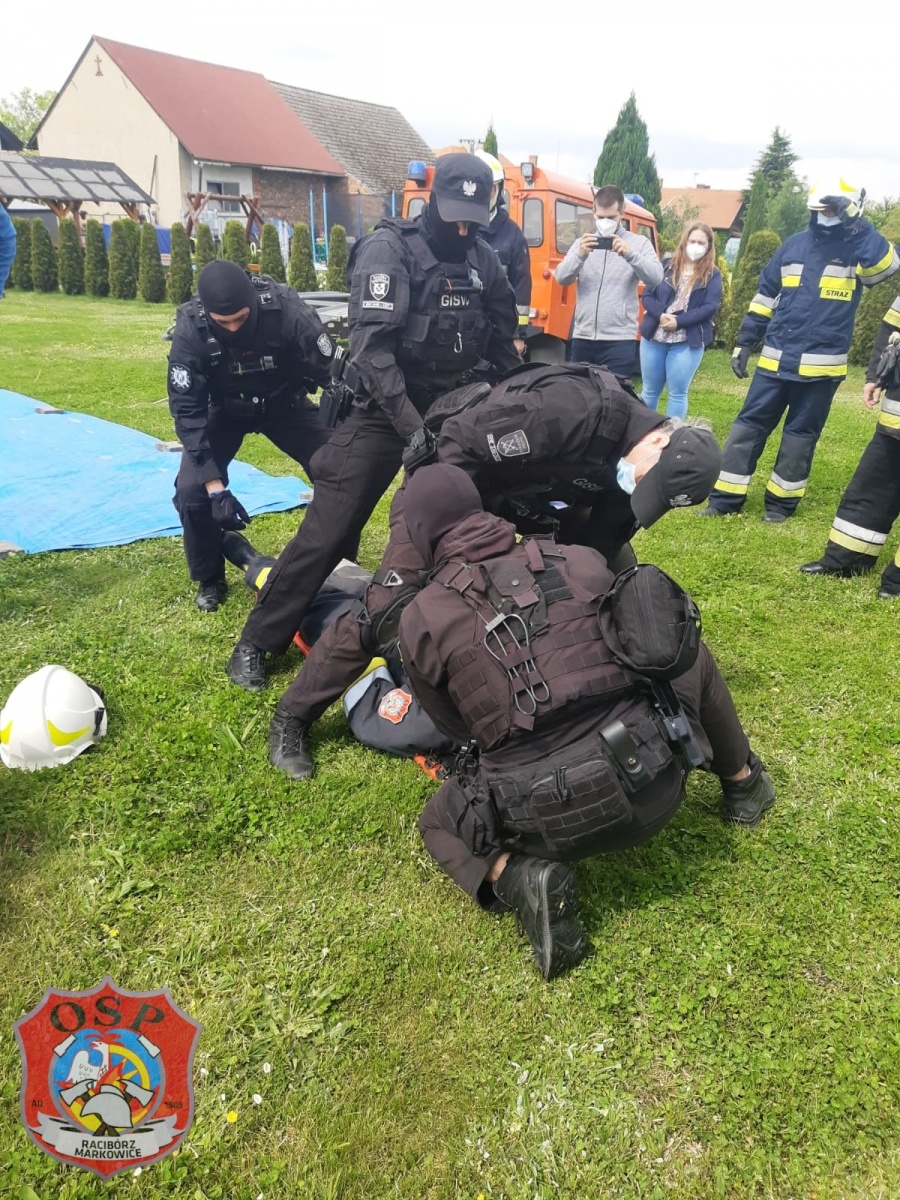 Zdjęcie w galerii na portalu naszraciborz.pl: Markowice. Międzyresortowe ćwiczenia z ratownictwa technicznego wiadomości z regionu