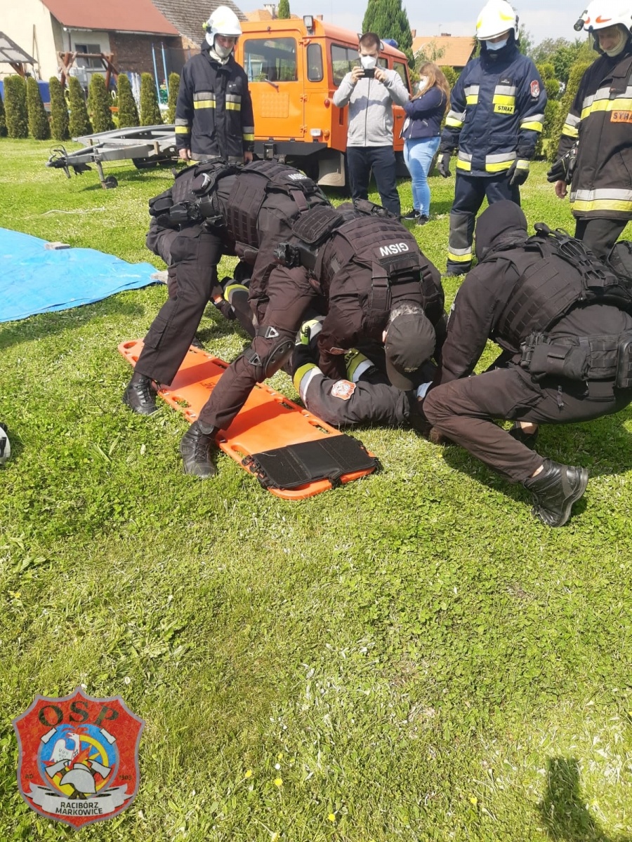 Zdjęcie w galerii na portalu naszraciborz.pl: Markowice. Międzyresortowe ćwiczenia z ratownictwa technicznego wiadomości z regionu