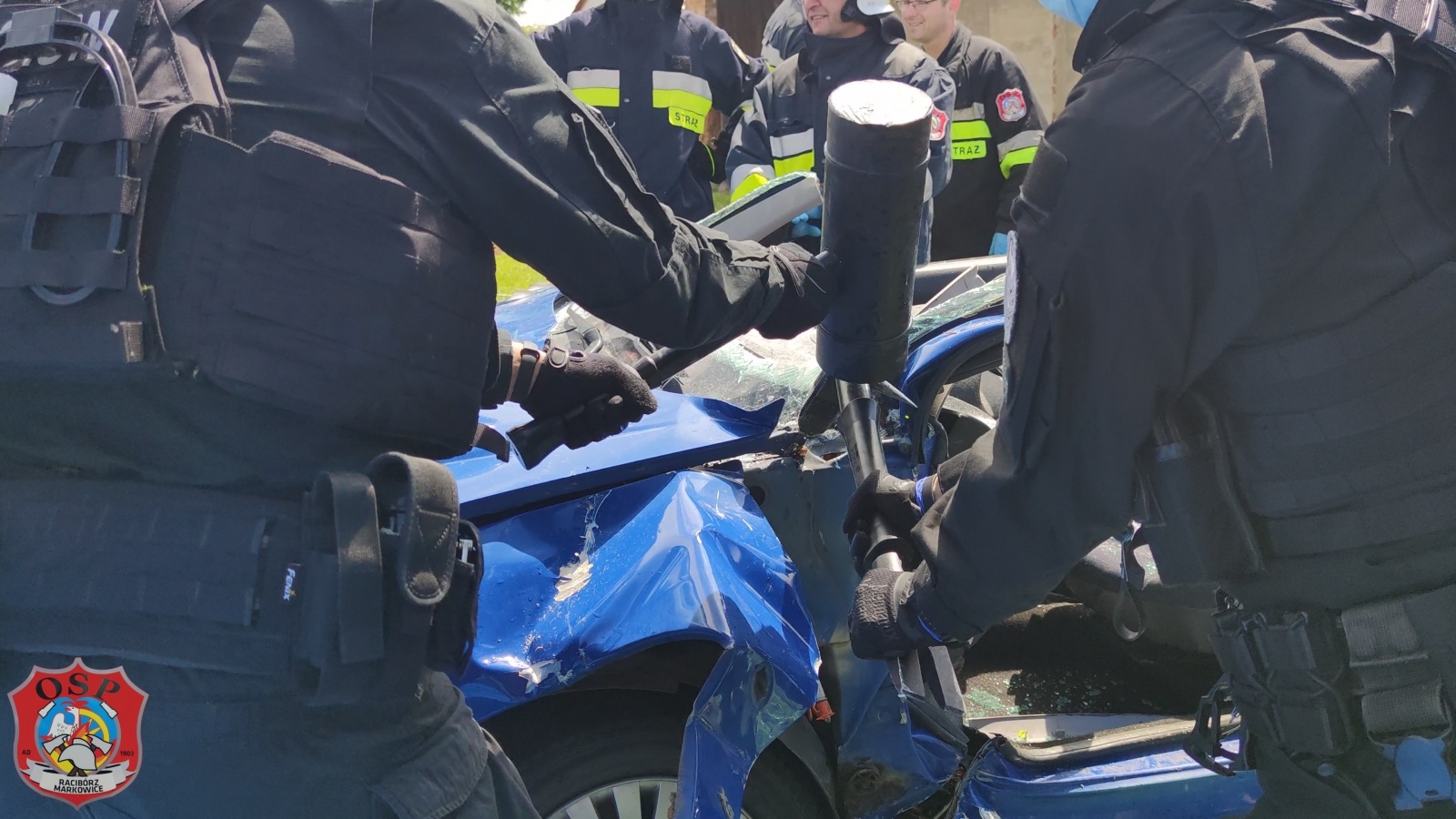 Zdjęcie w galerii na portalu naszraciborz.pl: Markowice. Międzyresortowe ćwiczenia z ratownictwa technicznego wiadomości z regionu