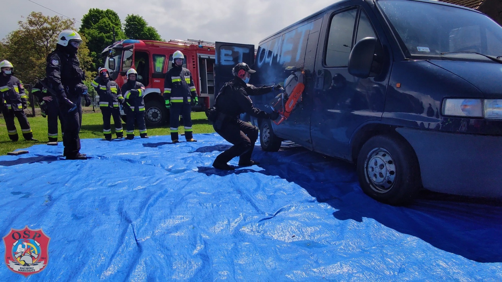 Zdjęcie w galerii na portalu naszraciborz.pl: Markowice. Międzyresortowe ćwiczenia z ratownictwa technicznego wiadomości z regionu