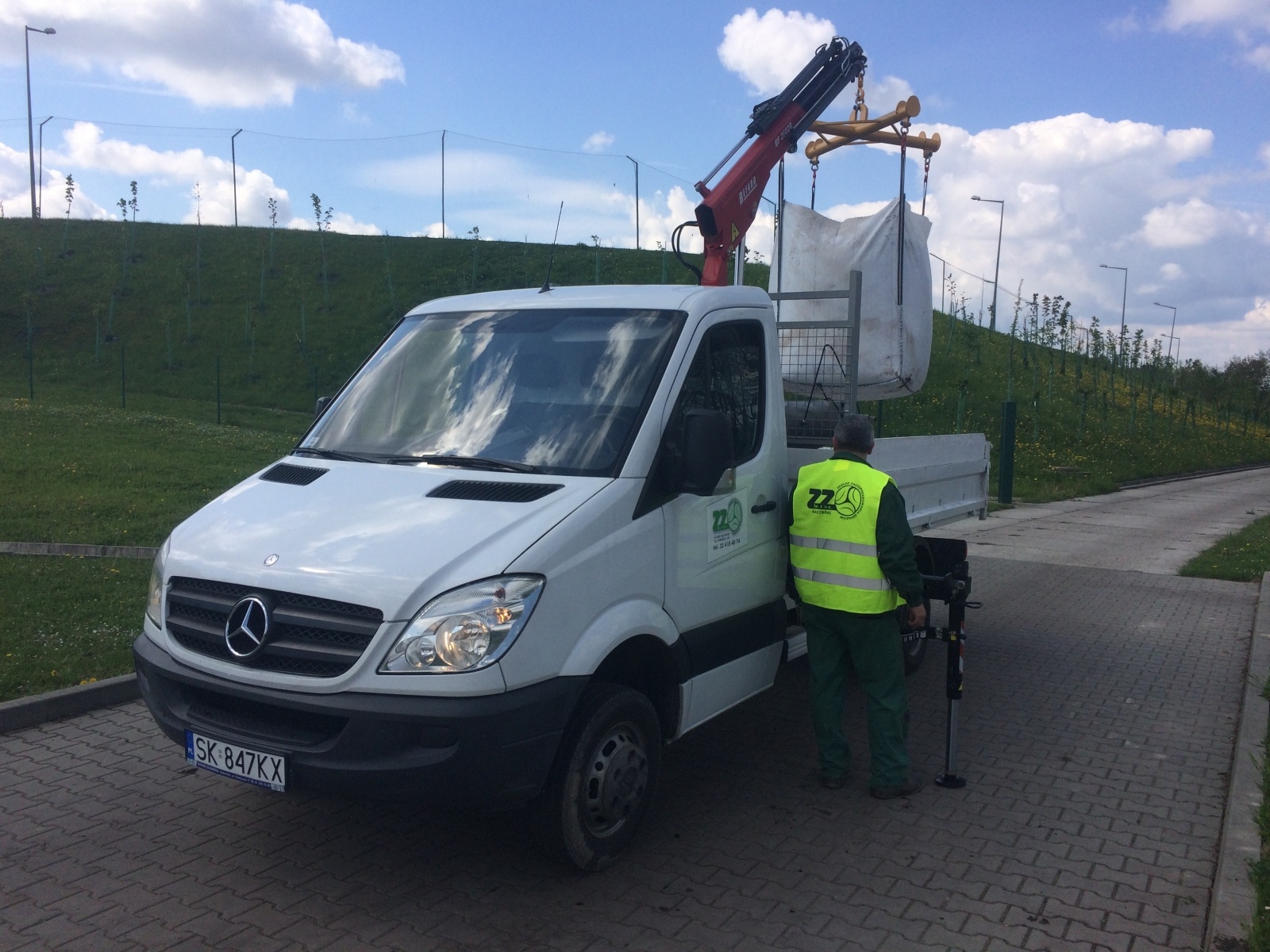 Zdjęcie w galerii na portalu naszraciborz.pl: Big bag z dostawą pod wskazany adres w Raciborzu wiadomości z regionu