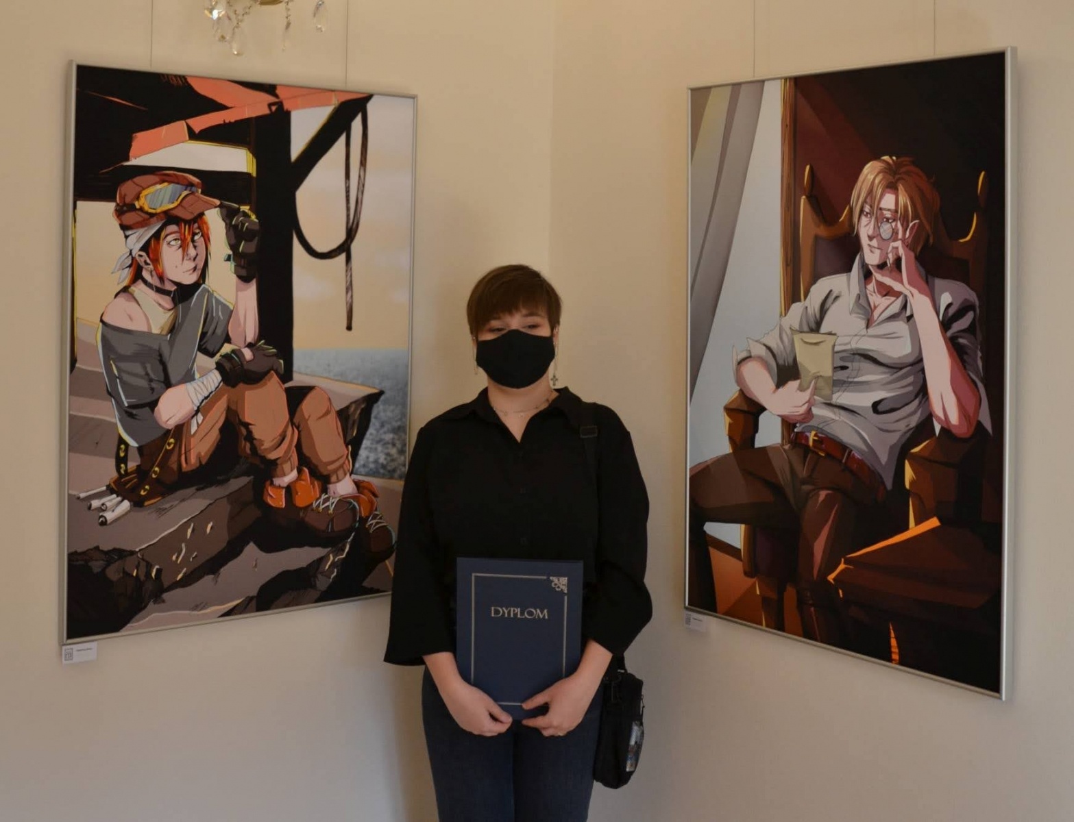 Zdjęcie w galerii na portalu naszraciborz.pl: Dyplomy 2021 - wernisaż wystawy na Zamku Piastowskim za nami wiadomości z regionu