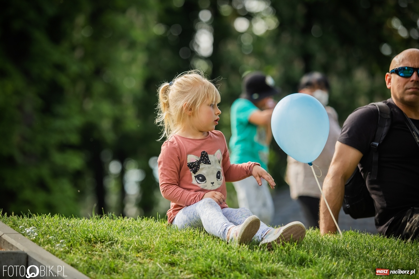 Zdjęcie w galerii na portalu naszraciborz.pl: W parku Jordanowskim i na Rynku - Dzień Dziecka w Raciborzu [FOTO] wiadomości z regionu