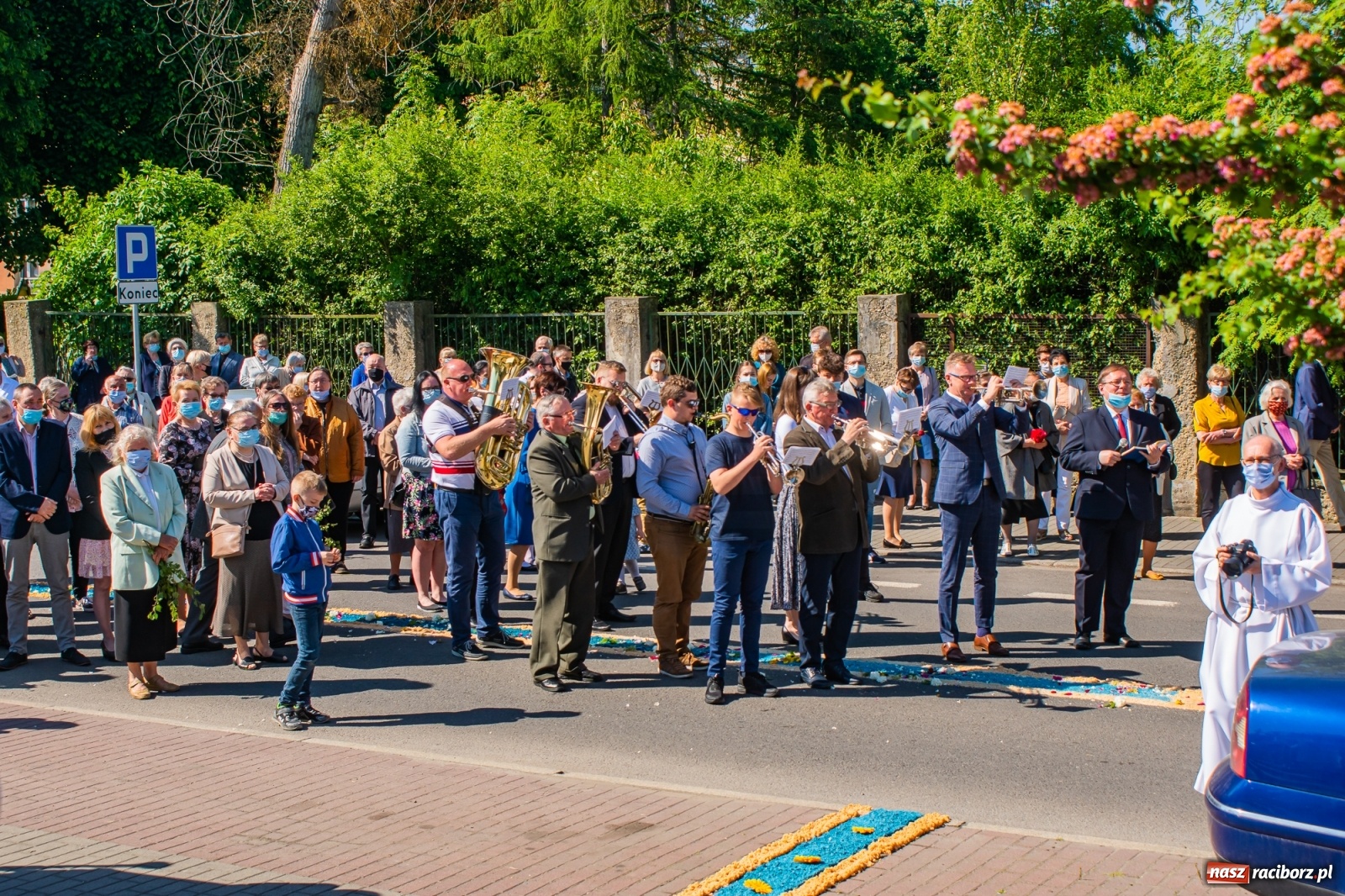 Zdjęcie w galerii na portalu naszraciborz.pl: Raciborskie procesje Bożego Ciała 2021 wiadomości z regionu