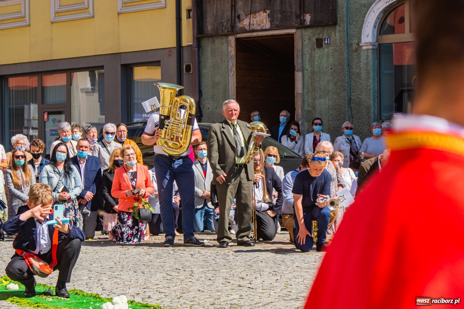 Zdjęcie w galerii na portalu naszraciborz.pl: Raciborskie procesje Bożego Ciała 2021 wiadomości z regionu