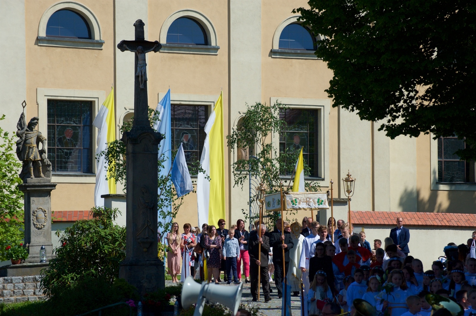 Zdjęcie w galerii na portalu naszraciborz.pl: Procesja Bożego Ciała w Tworkowie wiadomości z regionu