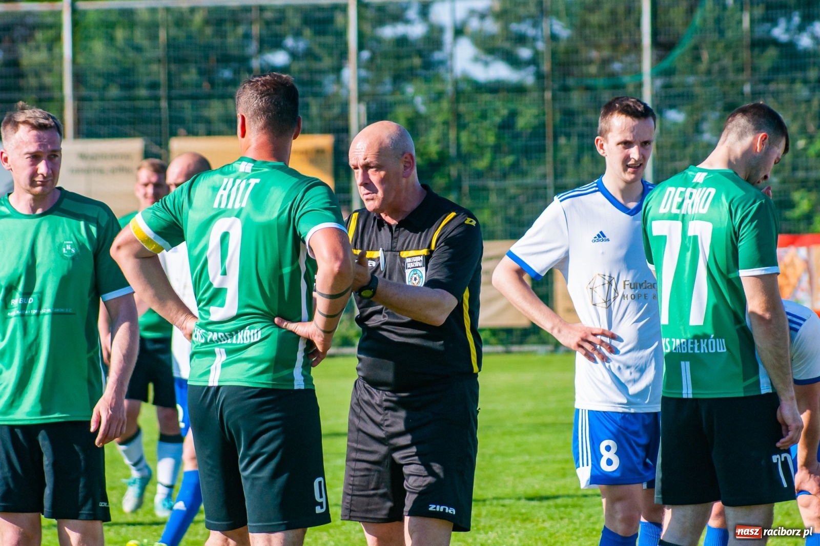 Zdjęcie w galerii na portalu naszraciborz.pl: Gol do szatni nie załamał gości. Zabełków odwrócił losy meczu [FOTO]  wiadomości z regionu