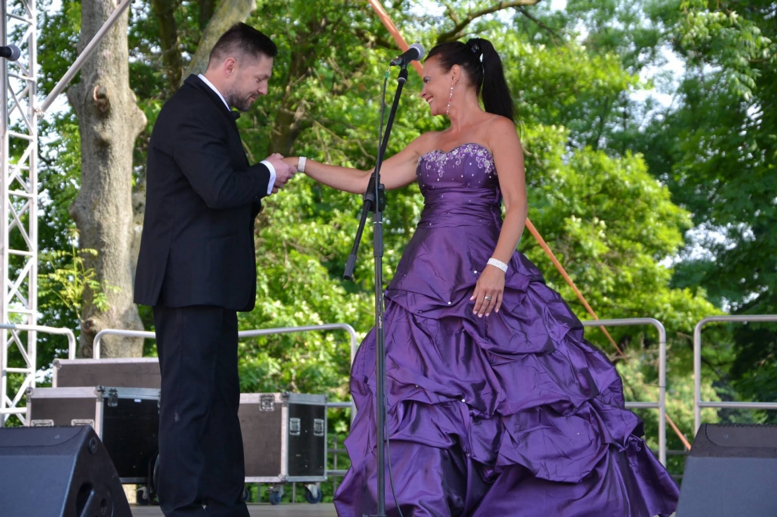 Zdjęcie w galerii na portalu naszraciborz.pl: Operetkowe brzmienia wypełniły zamkowy dziedziniec [FOTO] wiadomości z regionu