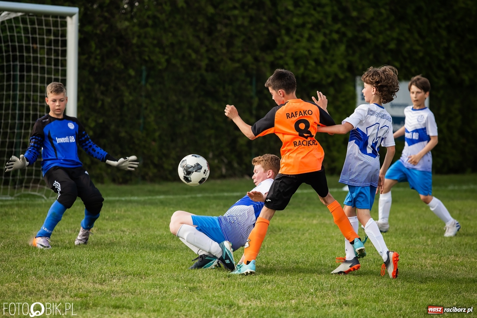 Zdjęcie w galerii na portalu naszraciborz.pl: Puchar, medale i szampan. LKS 07 Markowice mistrzem ligi orlików [FOTO] wiadomości z regionu